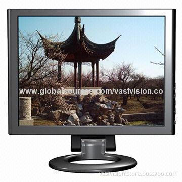 15-inch Touch Screen LCD Monitor with VGA Input and USB Port for Touch